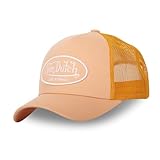 casquette orange chasse decathlon  Von Dutch Casquette Homme & Femme Ajustable, Casquette Trucker Originale et Confortable, Orange Taille TU