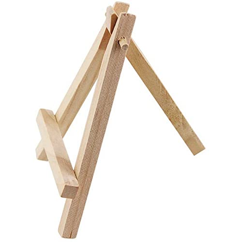 ZAW Caballete 40 Mini Bricolaje Artista de Madera Artista de Madera Easel de la Boda Tabla de la Boda Soporte de la Pantalla Decoración de la Fiesta 15x8cm Caballete Caballete para Pintar