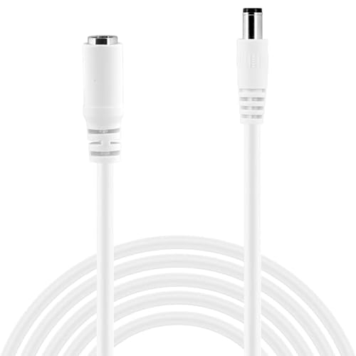 Wicked Chili 1x 300cm Verlängerungskabel für Philips Hue Play Lightbar, 3m Verlängerung Light Bar, Lampen Kabel für Netzteil S021LM2400088 (Weiss)