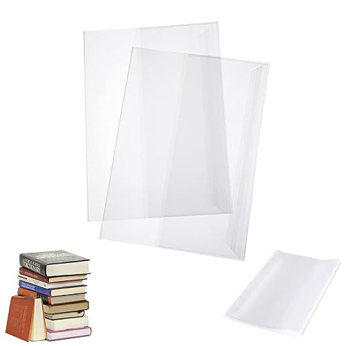 Vasti utilizzi:Questa copertine trasparenti per quaderni è progettata per proteggere efficacemente i tuoi libri e documenti,mantenendoli al sicuro da strappi,umidità,sporco e orecchie.