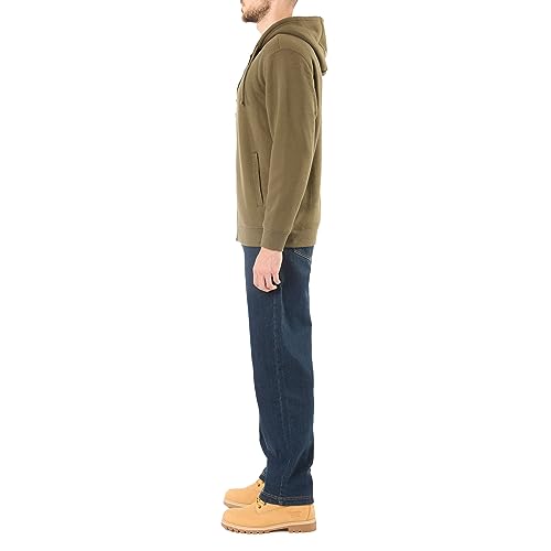 Image of Smith's Workwear Mens Big Men's Sherpa-bonded Thermal Knit Hooded Jacket