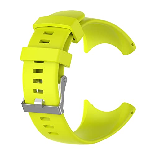BNCXMO Correa elástica de silicona para sudo Core All Black Smart Watch Fashion Reemplazo de pulsera impermeable Reloj Correa