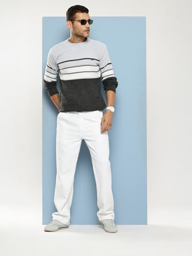 Image of Aarika Mens Winter Wear Black Colour Solid Woolen Sweater
