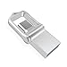 Produktbild TOPESEL USB-Stick USB C 32GB Typ-C Memory Stick USB 3.0 OTG-Speicherstick Dual Flash-Laufwerke Wasserdicht Thumb-Laufwerke aus Alu, Mini Pen Drive für Typ-C Handy Tablet, Silber