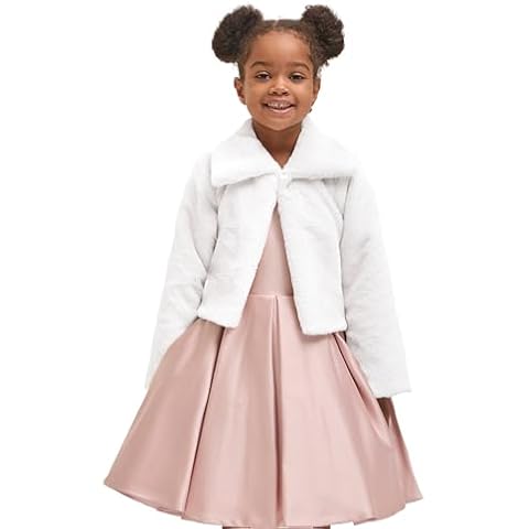 Lilax Girls Faux Fur Bolero Shrug Cover