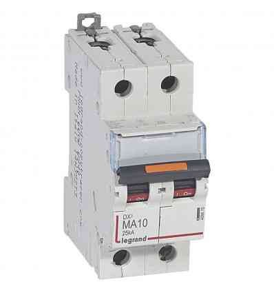 Disjoncteur DX³ MA 25kA - 2P 230V~ à 400V~ - 10A - 2 modules