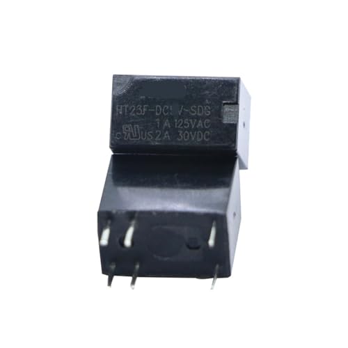 Relé de corriente HT23F-DC5V de 6 pines y 1A para conversión SPDT pequeña