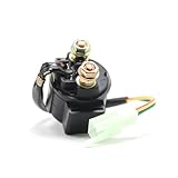 SLIMI 1 PC Motorcycle Relay, 12V Starter Relay, for 4-Stroke GY6 Engine 50cc 70cc 90cc 100cc 150cc 200cc 250cc ATV Dirt Bikes Scooters Motorcycle (Black)