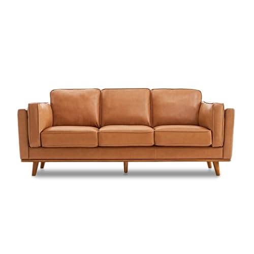 Valencia Artisan Full Leather Sofa 88”