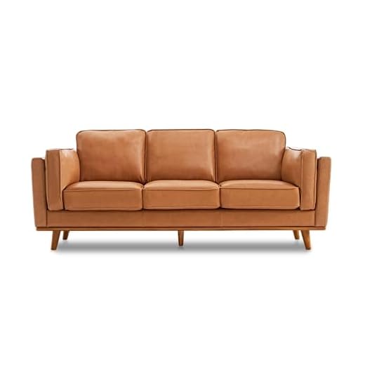Valencia Artisan Full Leather Sofa - Cognac Tan