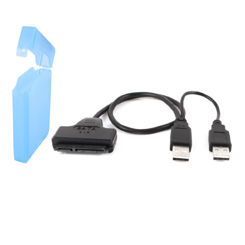 Cable adaptador USB 2.0 a SATA con protector HDD 2.5"