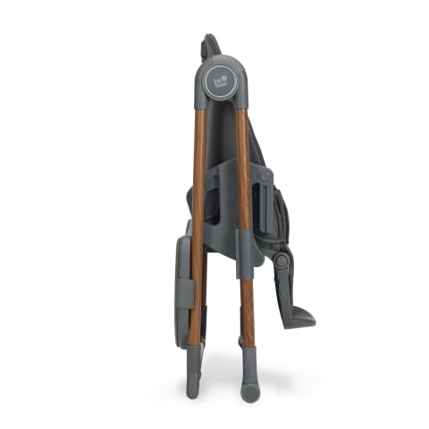 Maxi-Cosi Ava Plus Trona, 0 a 3 años, con almohadilla para recién nacidos incluida, compacta y plegable, ligera (9,62 kg), 6 posiciones de altura, bandeja extraíble, 2 ruedas, Elegance Graphite