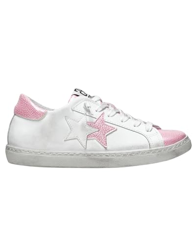 Marca: 2Star 2Star Scarpe Donna 2SD3801 Low Bianco/Rosa Sneaker Low 35