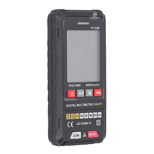 Image of Digital Multimeter Ht,Digital Multimeter Profi AutoRanging 4000 Counts True RMS UltraPortable Multimeter Tester for Voltage Capacitance HT124B