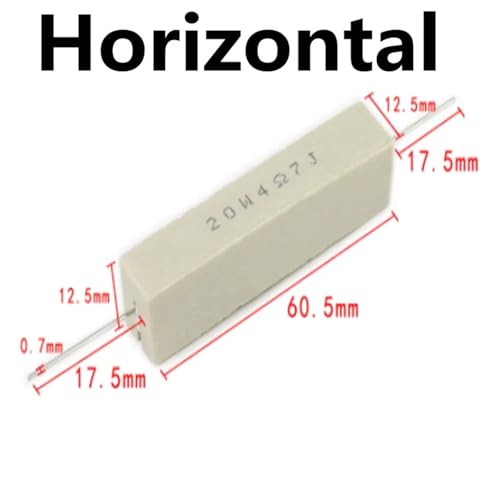 Résistance au ciment 20W pour stabiliser un courant électrique instable