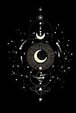  IT\'S A RIOT! ART Modern Witch Notizbuch  Tarot Journal Mond & Sterne: Blanko Notizheft für moderne Hexen, Goths & Wiccans  Punktraster, A5  Gothic Geschenkidee