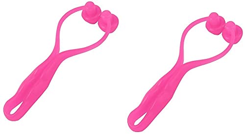 2 Pcs Pink Three-Dimensional Nose Up Shaping Slimming Nose Shaper, Women Beauty Tool Pink Plastic Face Roller Nose Massager Nose Shaper