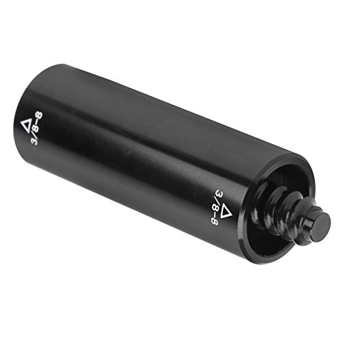 Billiard Telescopic Cue, Aluminium 2oz Pool Extension Cue 3/8-8 Teeth Thread Billiard Cue Adapter