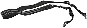 Domke 1-Inch Web Strap without Swivel for Mirroless Cameras, DSLR's, SLR'S, and Binnoculars - Black