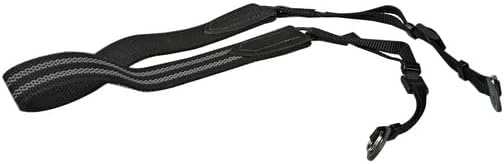 Domke 1-Inch Web Strap without Swivel for Mirroless Cameras, DSLR's, SLR'S, and Binnoculars - Black