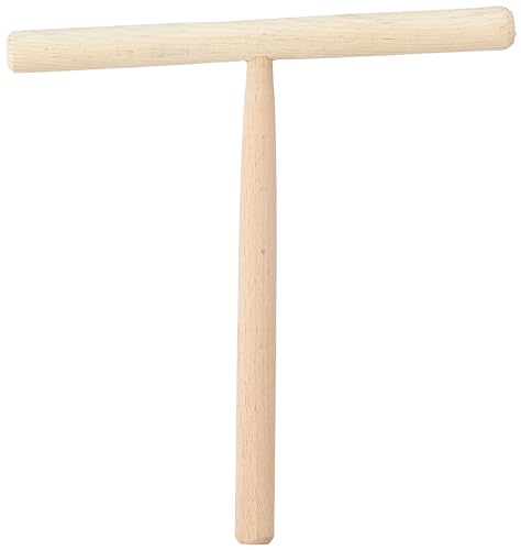 عصا توزيع الكريب والبان كيك الخشبية