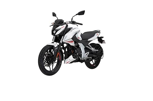 Image of Bajaj Pulsar N160 Twin Disc Single Channel Single Seat Motorcycle /Motorbike - Pearl Metallic White - Ex-Showroom