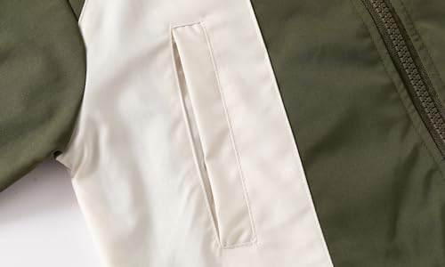 Irsutey Boys Girls Waterproof Jackets Windbreaker Color Block Rain Coats Toddle Kids Lightweight Windproof Outdoor Raincoat4