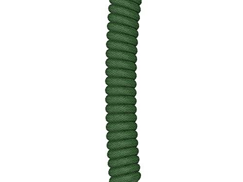 Image of GLORIOUS Coiled Keyboard Cable - Coiled USB C Cable Artisan Braided Cables for Mechanical Gaming Keyboard Coiled Cable - Custom Keyboard Cable (Forest Green)