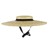 canotier homme amazon Elegancia exquisita: el sombrero de navegante de paja muestra una textura tejida maravillosamente intrincada, exudando la esencia del verano, que encarna un aura elegante y sofisticada que eleva cualquier conjunto de verano para caminar, vacaciones, días de playa o fotos..Sombrero de navegante