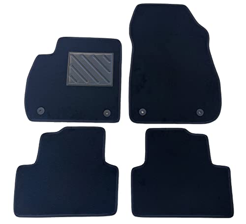 Tapis Opel Zafira C Tourer de 2011 à 2019, sur mesure, talonnette en caoutchouc renforcé et boutons de fixation