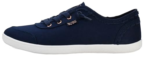 Image of Skechers Women Lace Up Sneaker Shoes | Casual sneaker, Memory Foam footbed, Machine Washable, Flexible outsole, soft canvas upper with tied-off deco laces