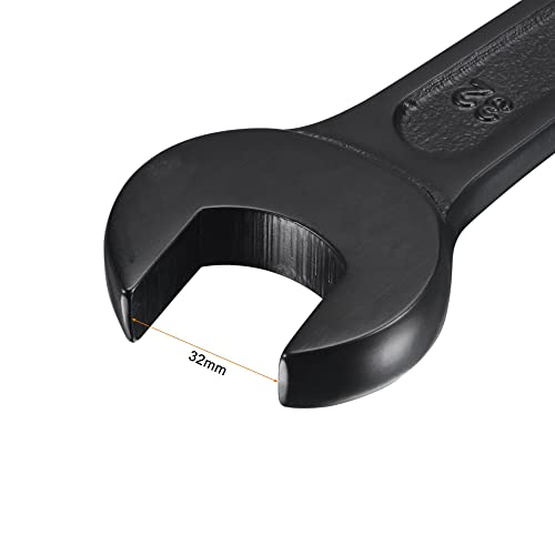 Uxcell 32Mm Open End Striking Wrench, High Tensile Steel Single Head Spanner Hand Tool #TOP2