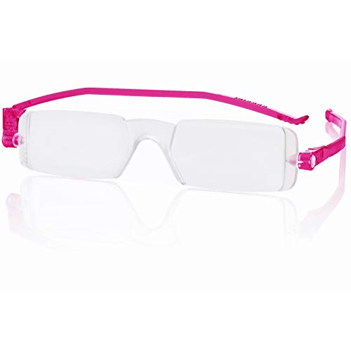 Nannini Reading Glasses Italy Vision Care Unisex Ultra Thin Fuchsia 3.0