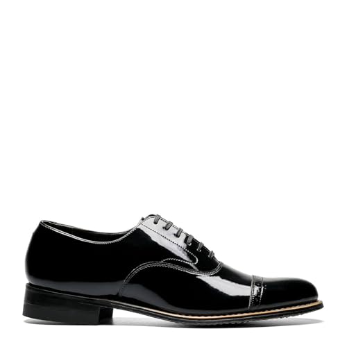Stacy Adams Men's Concorde Oxford,Black Patent,11 D3
