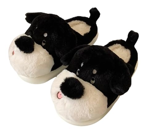 Dog Slippers - Women's Cute Plush Home Warm Winter Indoor Slippers