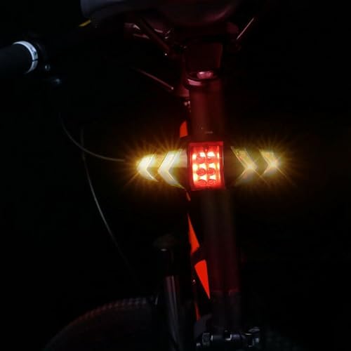 Feu arrière intelligent sans fil SCRUBY avec éclairage LED télécommandé pour vélo
