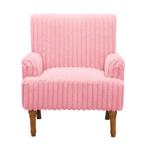 Sillón Plegable Tela Pana Rosa miniatura 6