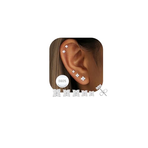 Boucles d'oreilles argent sterling hypoallergénique AVOTTO anti-irritation pour oreilles sensibles