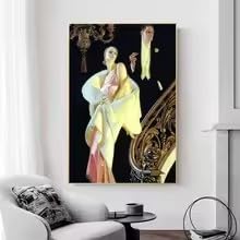 Pintura sobre lienzo de Leyendecker para decorar salones 5
