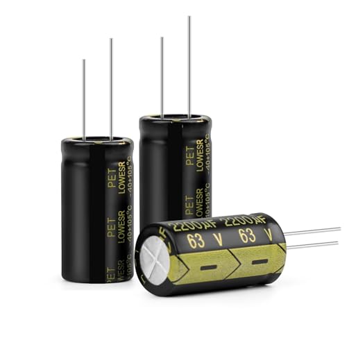 Condensateurs électrolytiques 63V 2200uF contre les pannes et baisses de tension