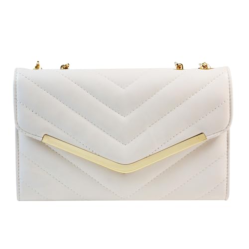 Image of Clutch Purse Evening Bag for Women,Envelope Handbag With Detachable Chain | With Detachable Chain