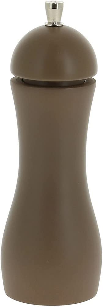 MARLUX p231.170707 Wood Pepper Mill Chocolate 5.5 x 5.5 x 17.5 cm