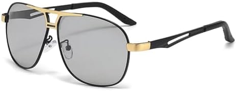 TOIPASTN Lunettes de soleil polarisées de luxe pour hommes, photochromiques et a