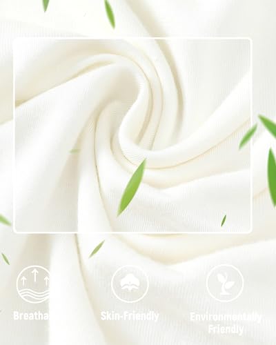 DEFAHN 2PCS Visocse from Bamboo Baby Rompers Unisex Onsies Solid Short Sleeve Baby Bodysuit 0-24 Months2