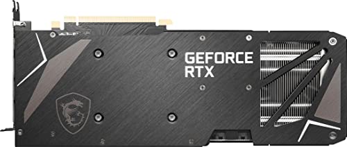 Image of MSI Gaming GeForce RTX 3060 8GB GDRR6X 256-Bit HDMI /DP Nvlink Torx Fan 4 RGB Ampere Architecture OC Graphics Card (RTX 3060 Ti Ventus 3X 8GD6X OC)