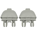 HiSport Interior Sun Visor Hook Clip Bracket Compatible with Audi A6 C6; Replacement for VW Passat B7 Polo, 2PCS