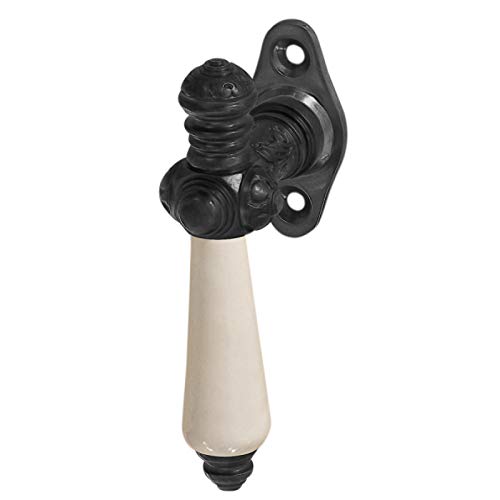 Fenstergriff, Halbolive - Modell"Innsbruck IRB" - Gusseisen, schwarz | handgefertigt nach historischer Vorlage PW Cover