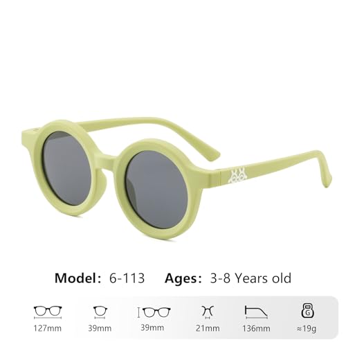 Image of EYEBUDDY Kids Toddler Sunglasses Age 2-4 /3-5 Boys Girls Polarized UV Protection Sun Glasses for Age 2-8