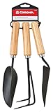 Corona Tools 3-Piece Wood Handle Garden Tool Set