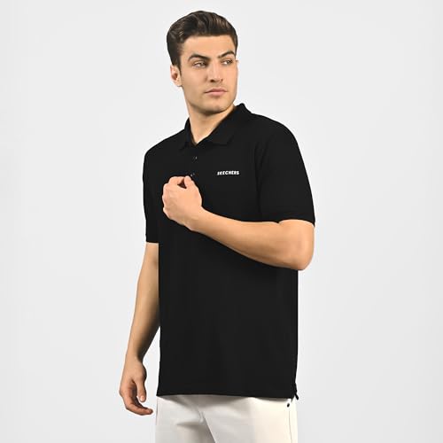 Image of Skechers Men Cotton Regular Fit Core Polo